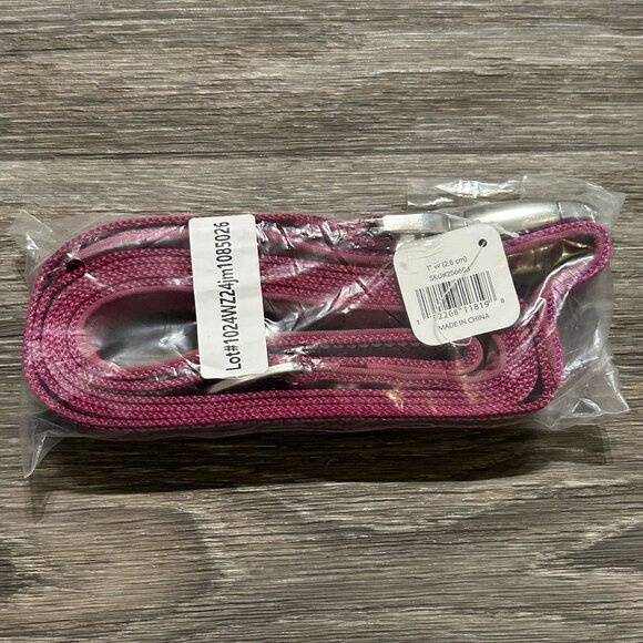 NEW Frisco 6ft Dog Leash Nylon Reflective Comfort Padded Handles Purple 1" Width - Picture 2 of 8